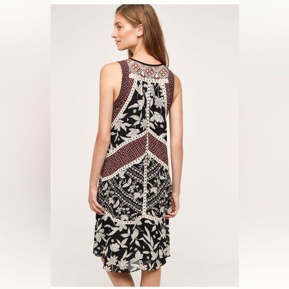 Anthropologie Floreat Grasslands Midi Dress, Size 6 - Picture 2 of 16